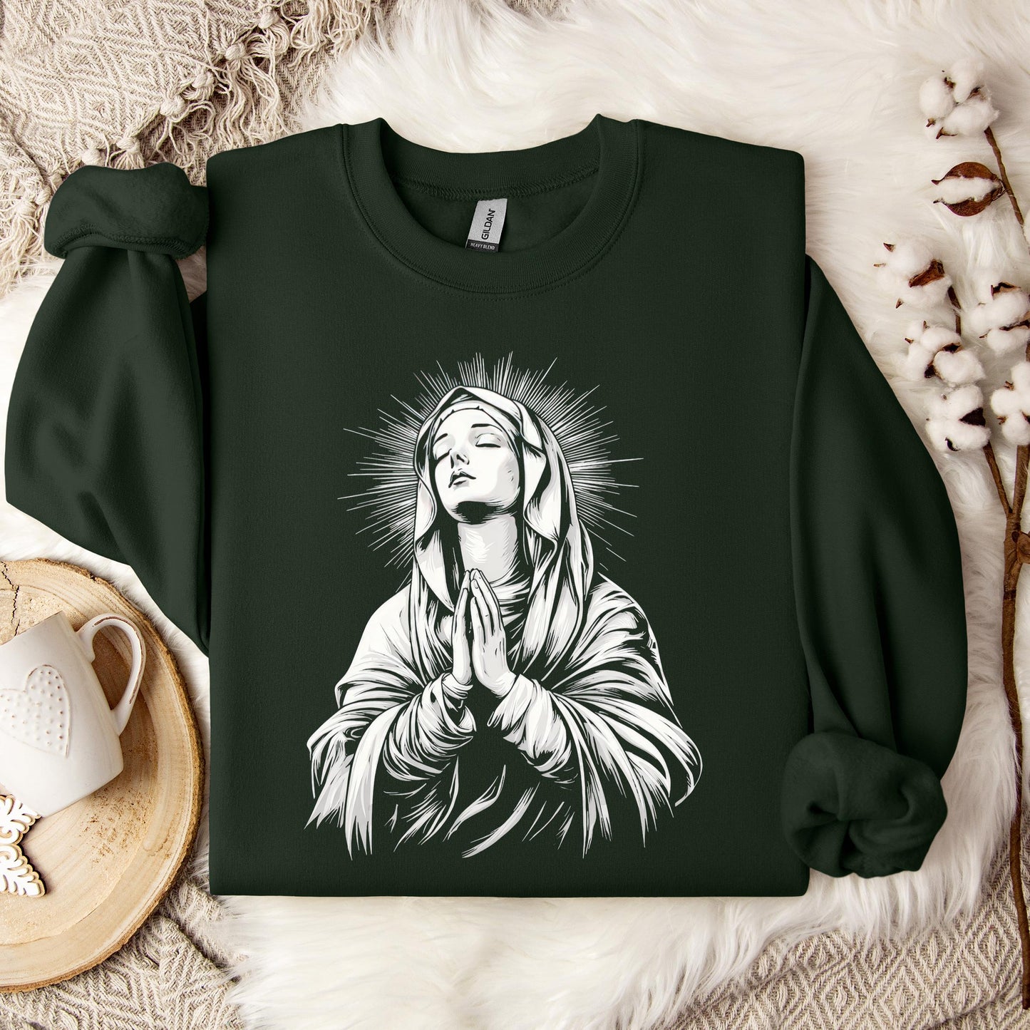 The Holy Virgin Mary 95 Sweatshirt