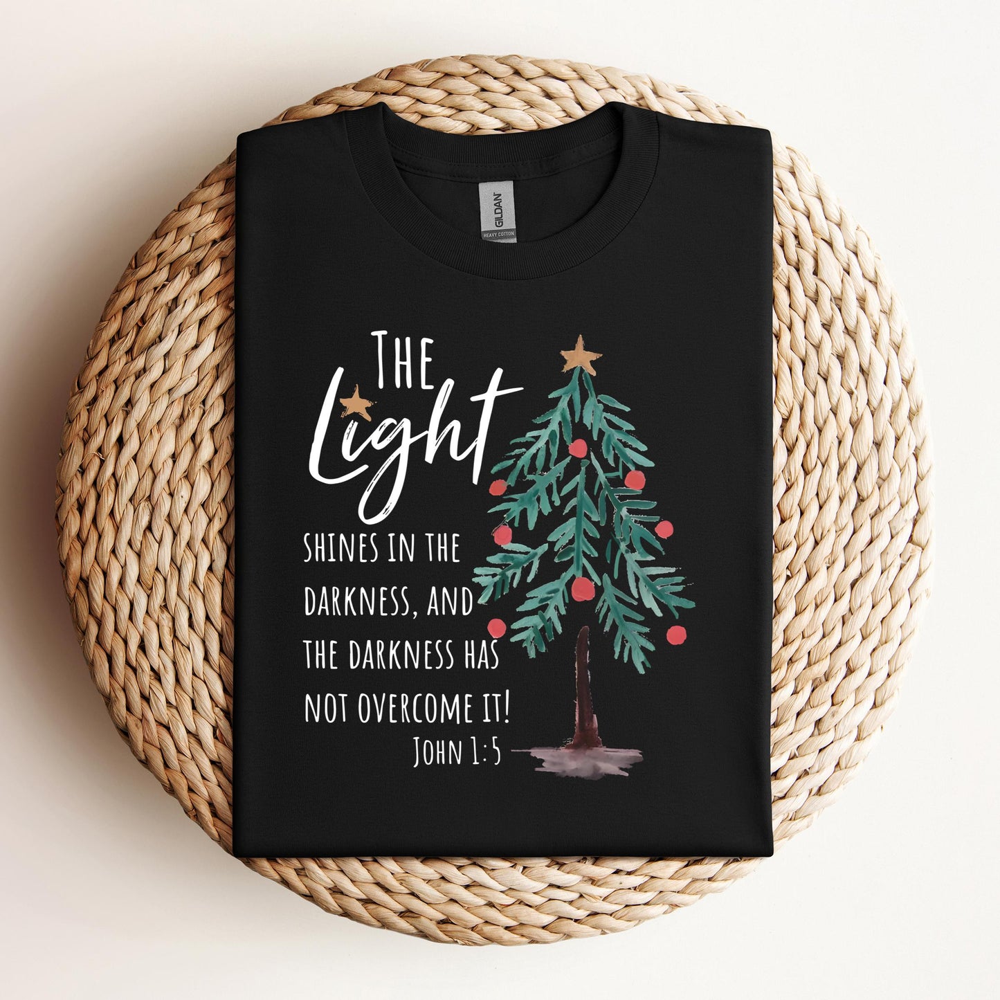 The Light Shines In The Darkness And The Darkness Will Not Overcome It John 1.5 01