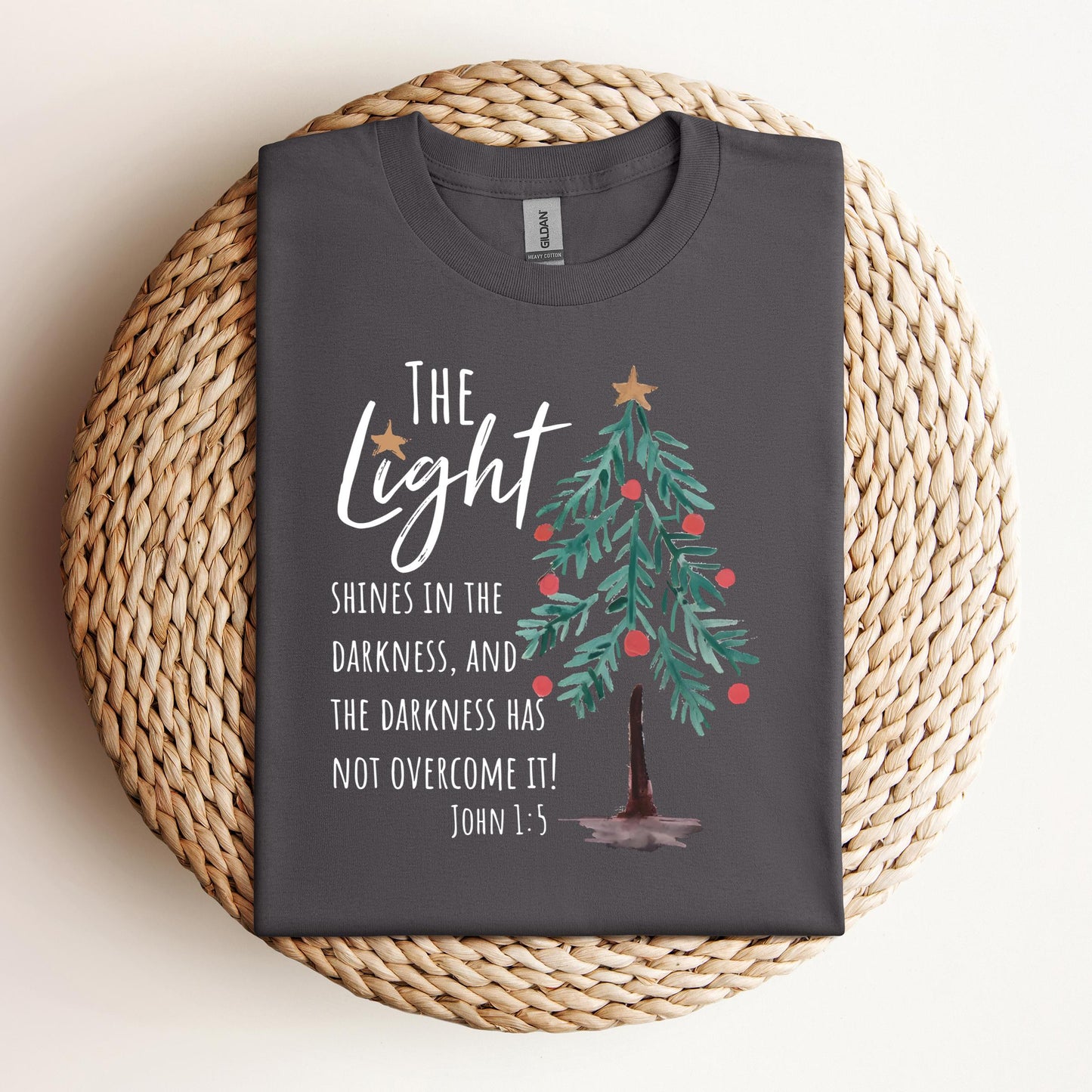 The Light Shines In The Darkness And The Darkness Will Not Overcome It John 1.5 01