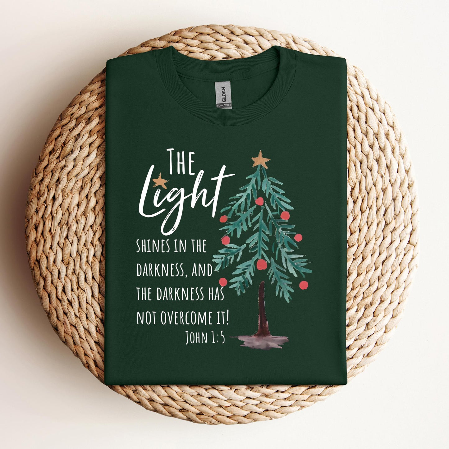 The Light Shines In The Darkness And The Darkness Will Not Overcome It John 1.5 01