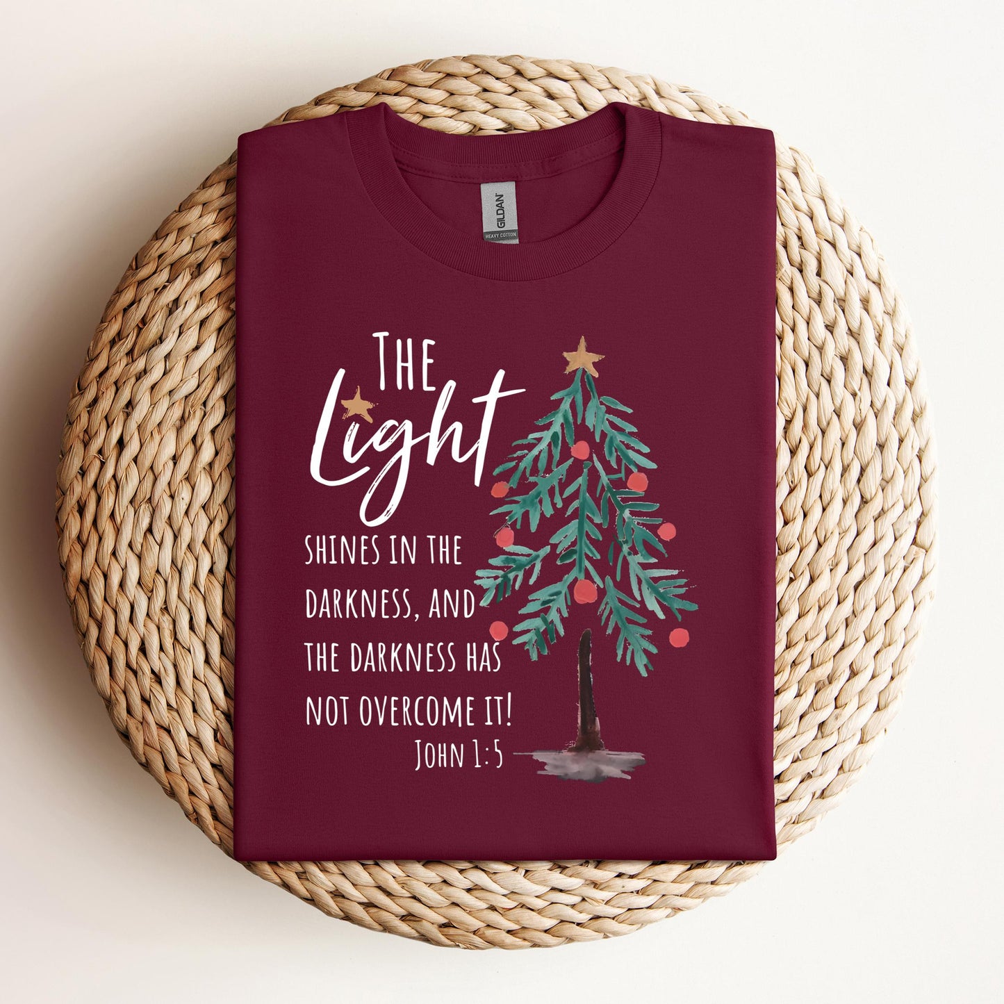 The Light Shines In The Darkness And The Darkness Will Not Overcome It John 1.5 01