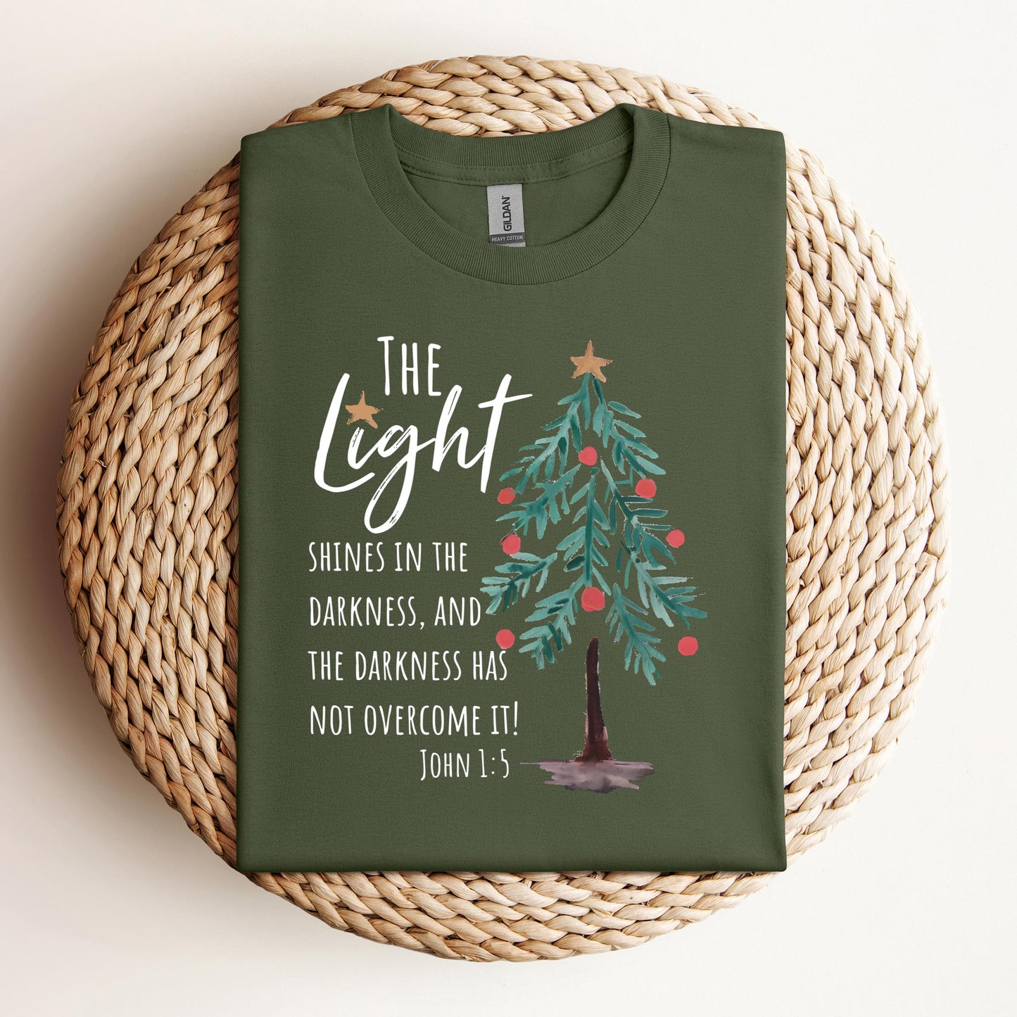 The Light Shines In The Darkness And The Darkness Will Not Overcome It John 1.5 01