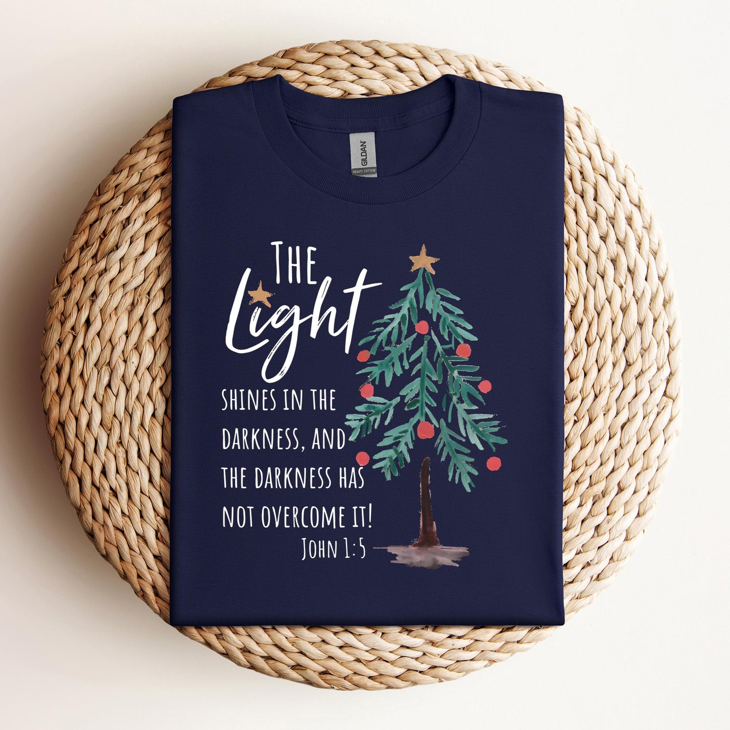 The Light Shines In The Darkness And The Darkness Will Not Overcome It John 1.5 01