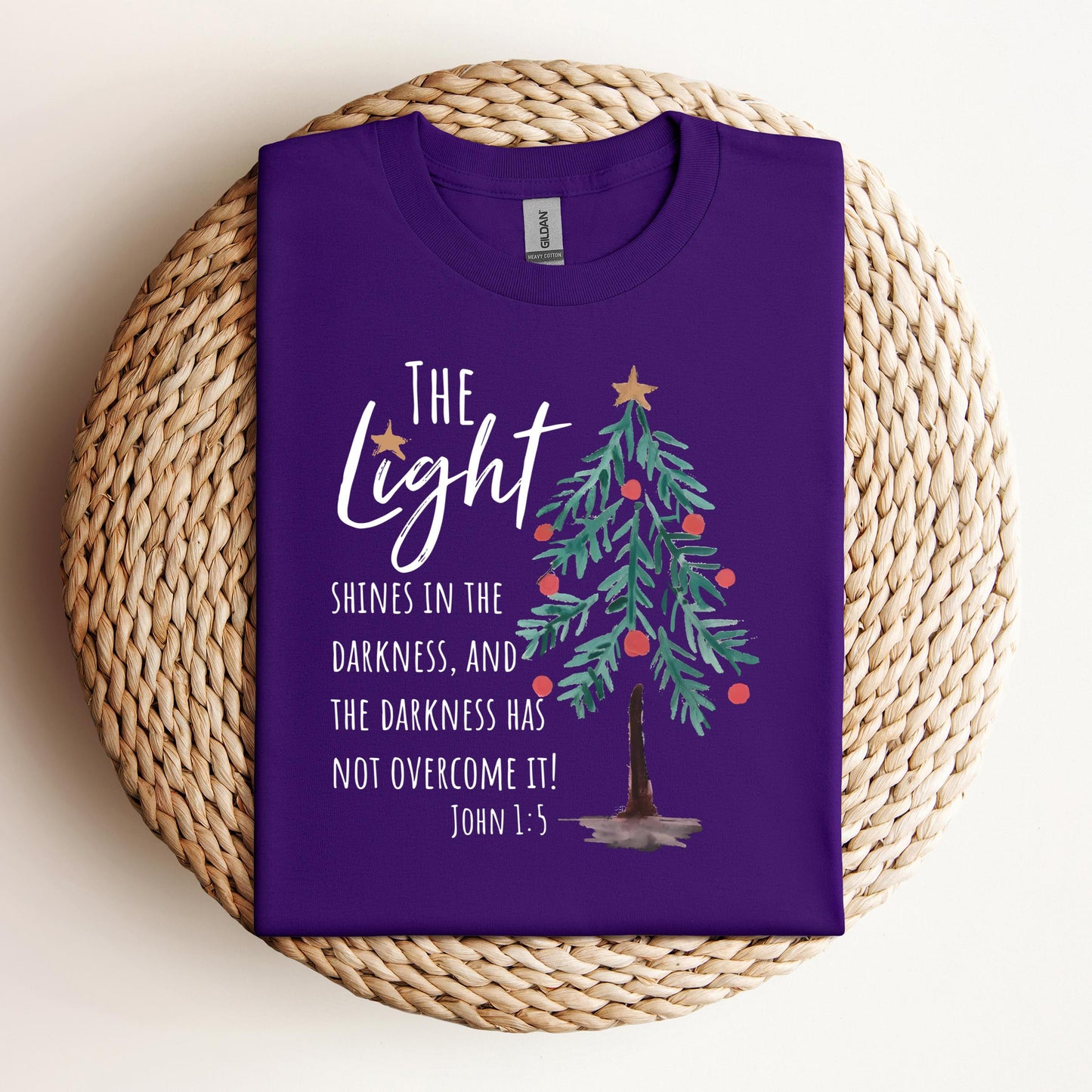 The Light Shines In The Darkness And The Darkness Will Not Overcome It John 1.5 01