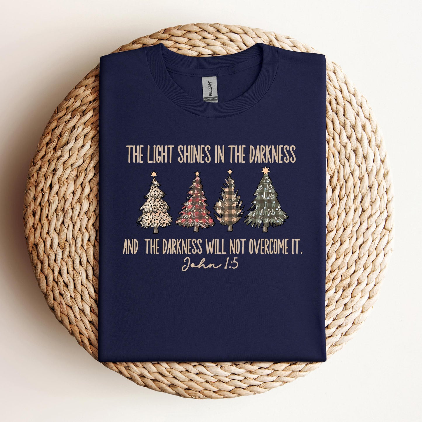 The Light Shines In The Darkness And The Darkness Will Not Overcome It John 1.5