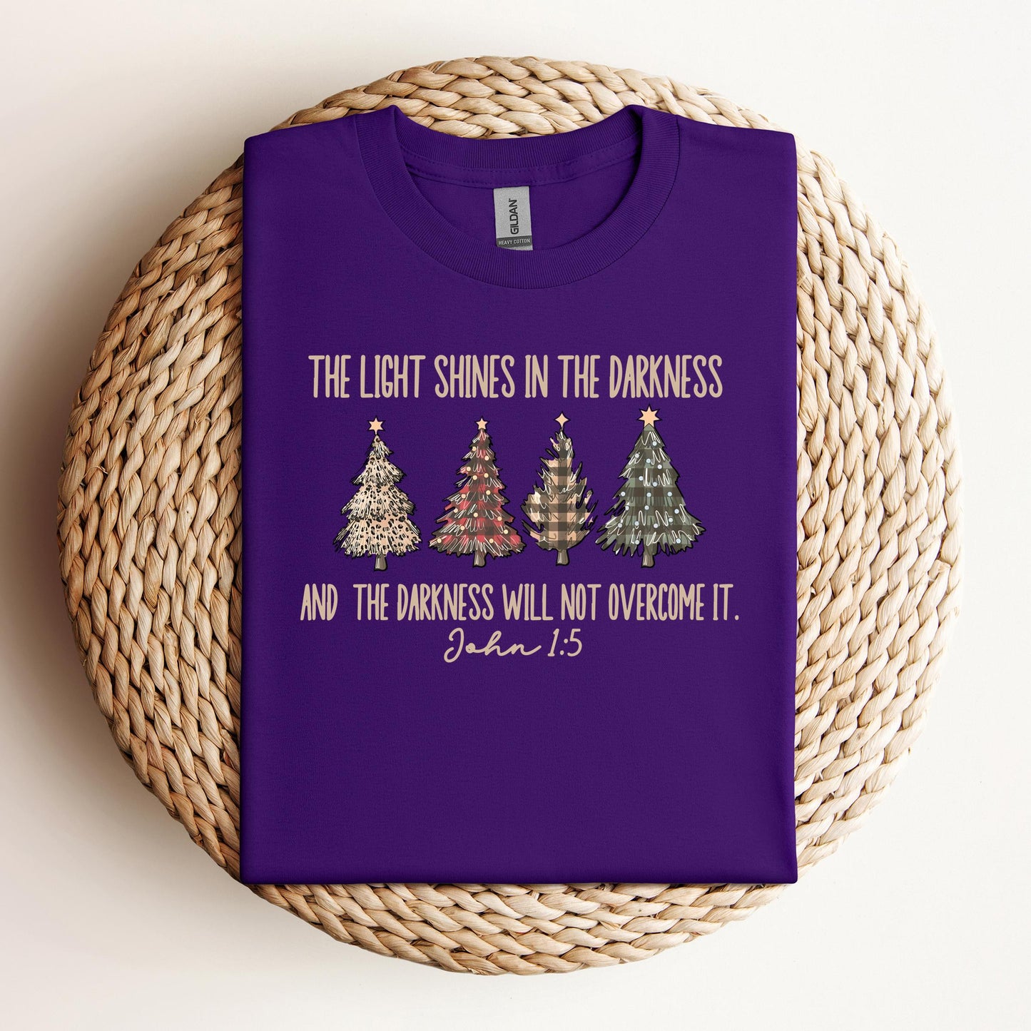 The Light Shines In The Darkness And The Darkness Will Not Overcome It John 1.5