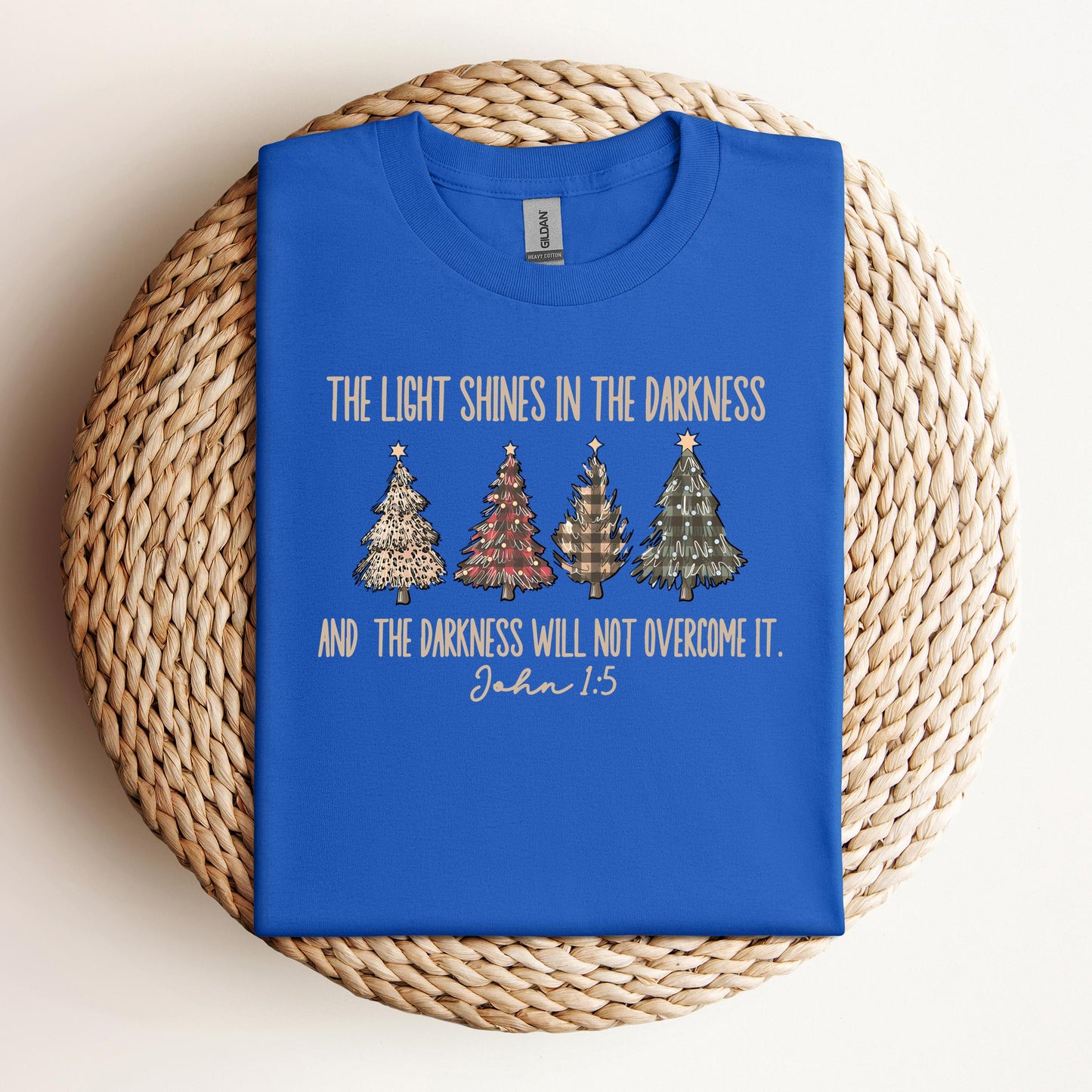 The Light Shines In The Darkness And The Darkness Will Not Overcome It John 1.5