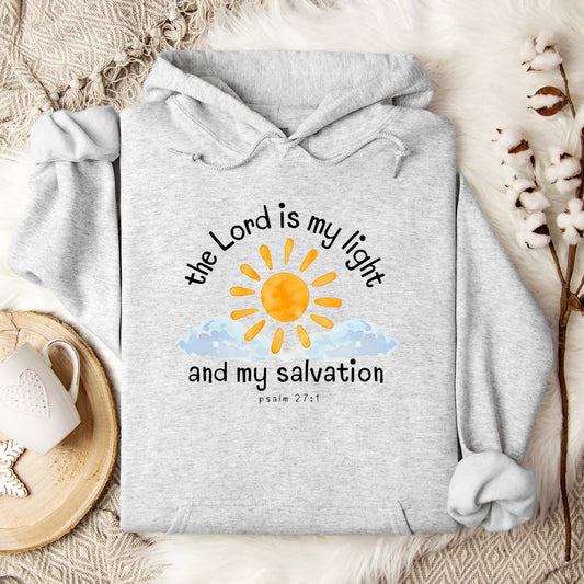 The Lord Is My Light And My Salvation Psalm 27.1 Hoodie