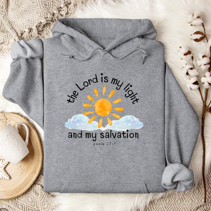 The Lord Is My Light And My Salvation Psalm 27.1 Hoodie