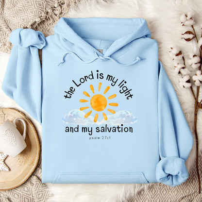 The Lord Is My Light And My Salvation Psalm 27.1 Hoodie