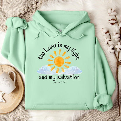 The Lord Is My Light And My Salvation Psalm 27.1 Hoodie