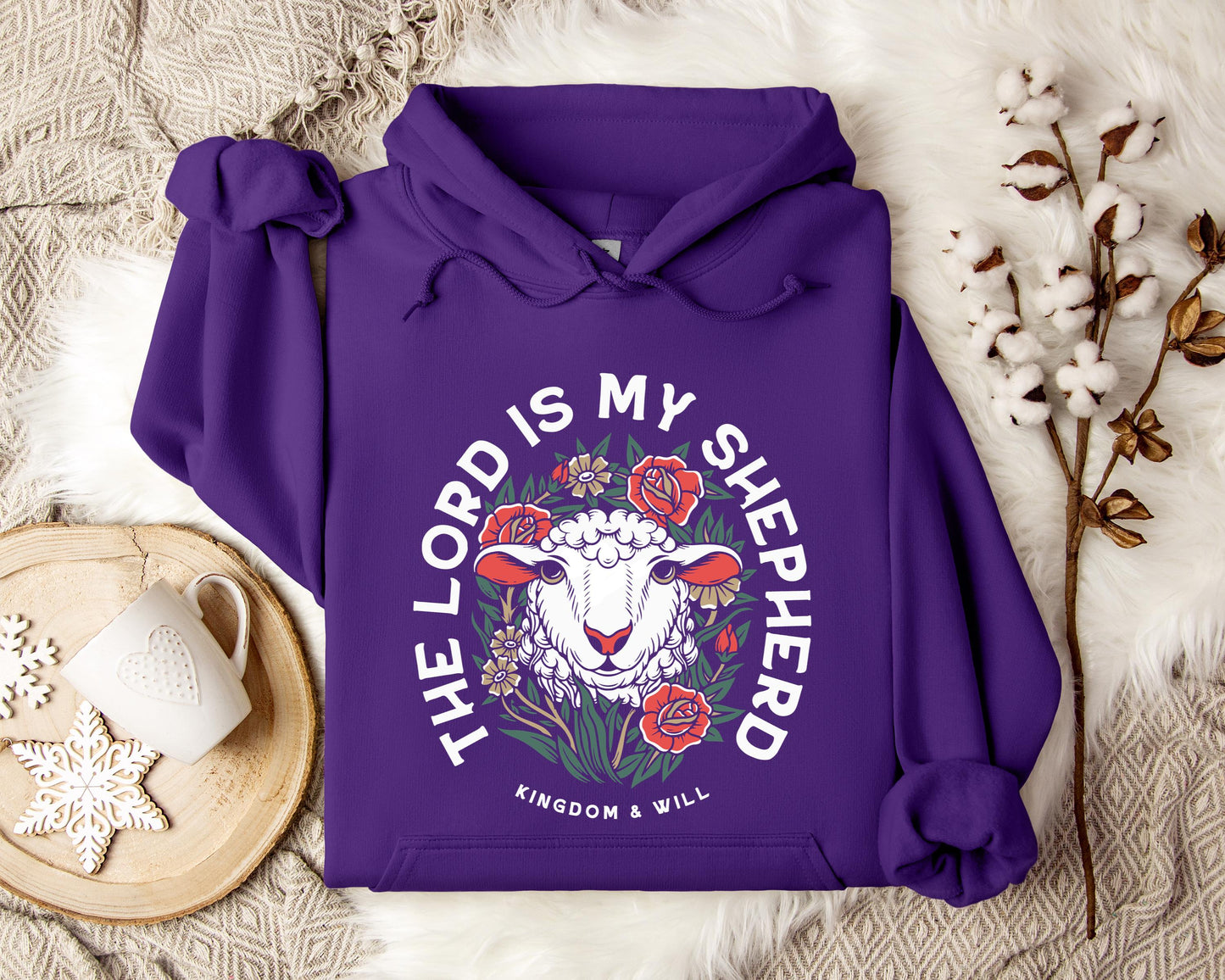The Lord Is My Shepherd Kingdom And Will Hoodie