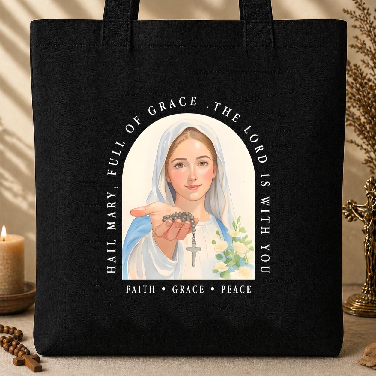 The Lord Is With You Tote Bag