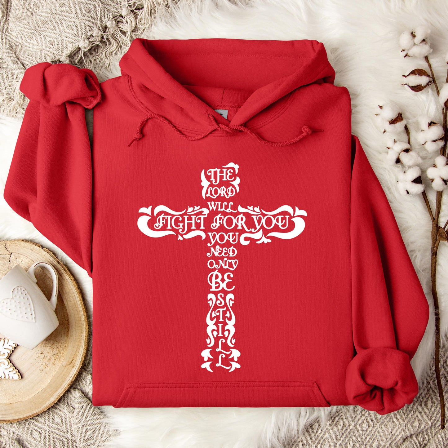 The Lord Will Fight For You Hoodie
