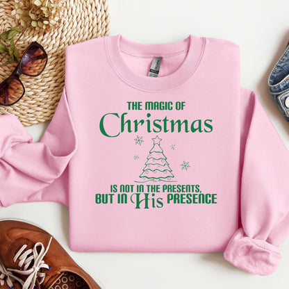 The Magic Of Christmas Is Not In The Presents But In His Presence
