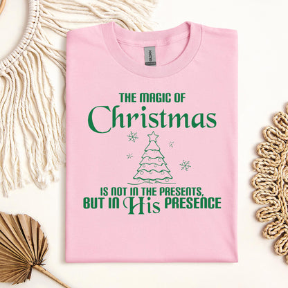 The Magic Of Christmas Is Not In The Presents But In His Presence
