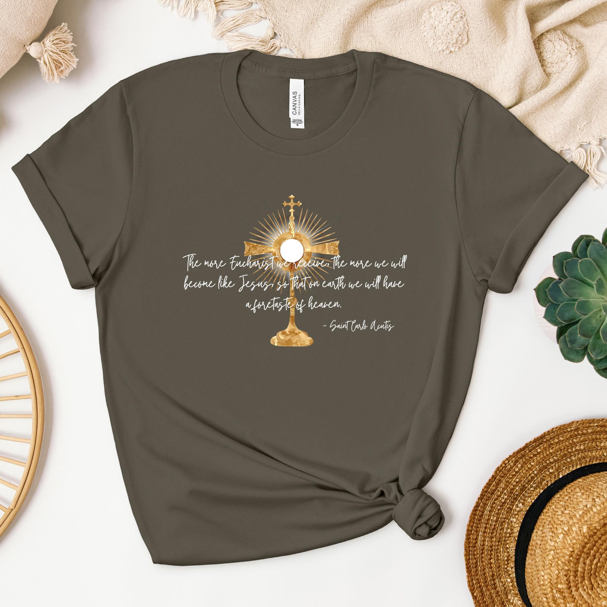 The More Eucharist We Receive The More We Will Become Like Jesus So That On Earth We Will Have A Foretaste Of Heaven
