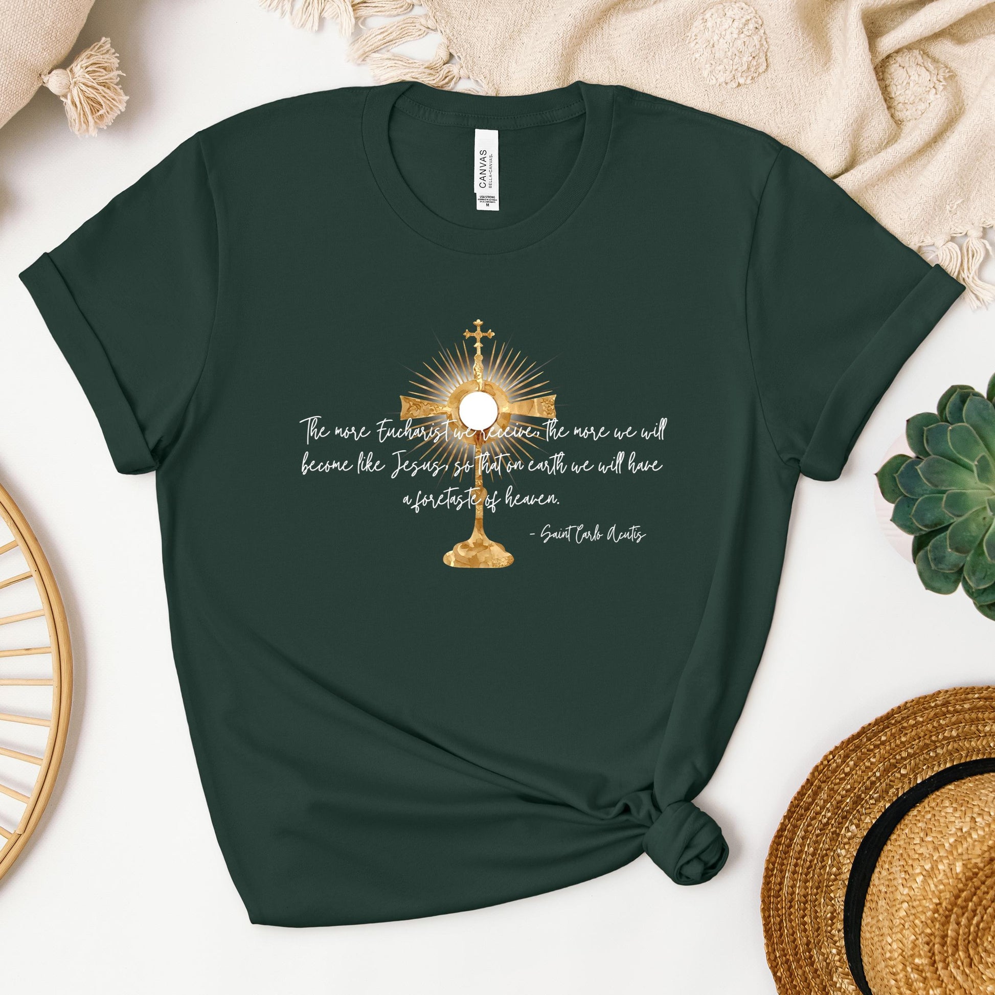 The More Eucharist We Receive The More We Will Become Like Jesus So That On Earth We Will Have A Foretaste Of Heaven