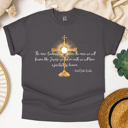 The More Eucharist We Receive The More We Will Become Like Jesus So That On Earth We Will Have A Foretaste Of Heaven