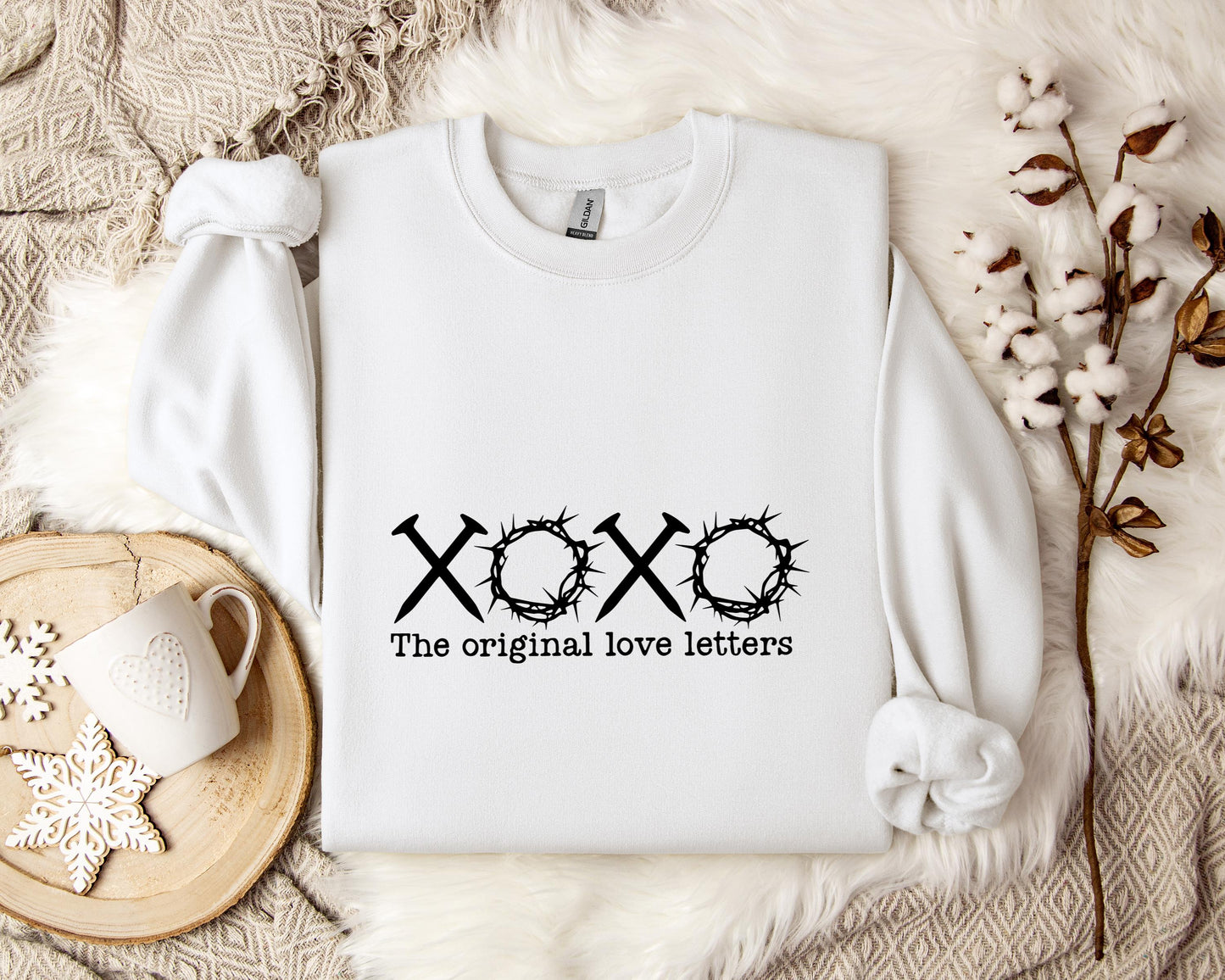 The Original Love Letters Nails Crown Of Thorns Sweatshirt
