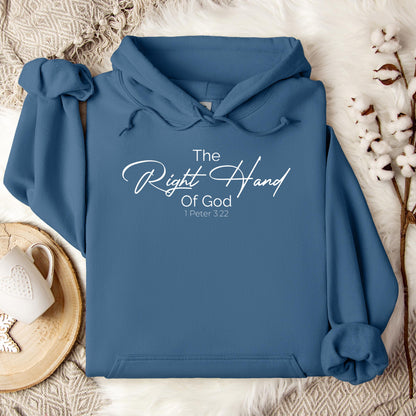 The Right Hand Of God 1 Peter 3.22 Hoodie