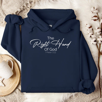 The Right Hand Of God 1 Peter 3.22 Hoodie