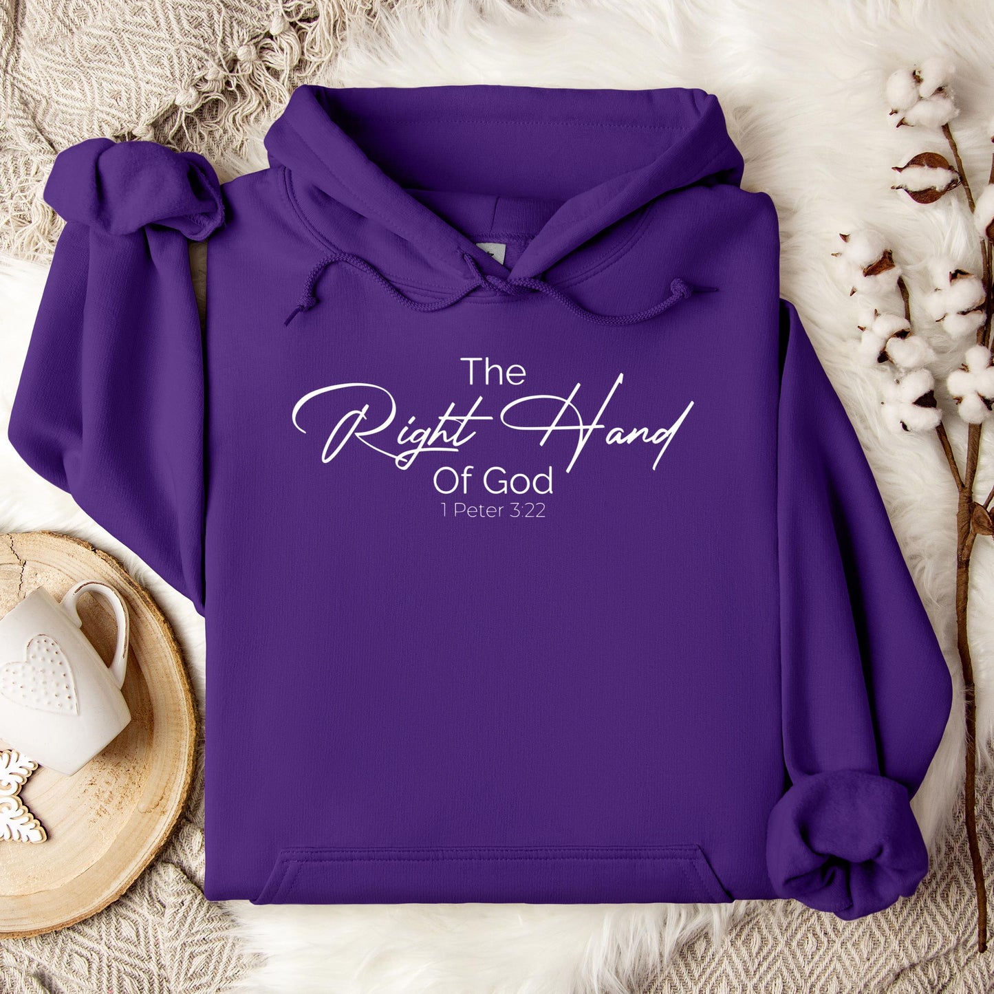 The Right Hand Of God 1 Peter 3.22 Hoodie