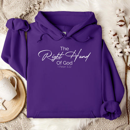 The Right Hand Of God 1 Peter 3.22 Hoodie