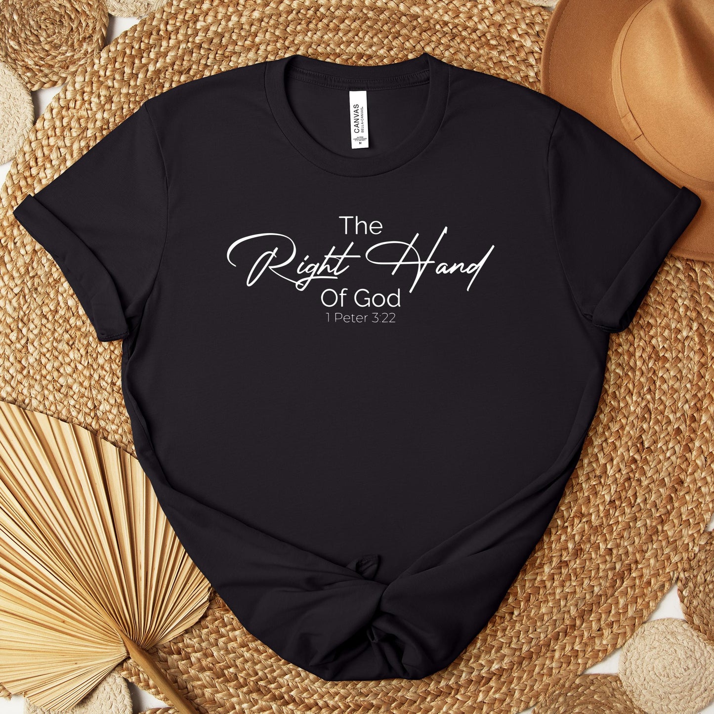 The Right Hand Of God 1 Peter 3.22 Premium T-shirt