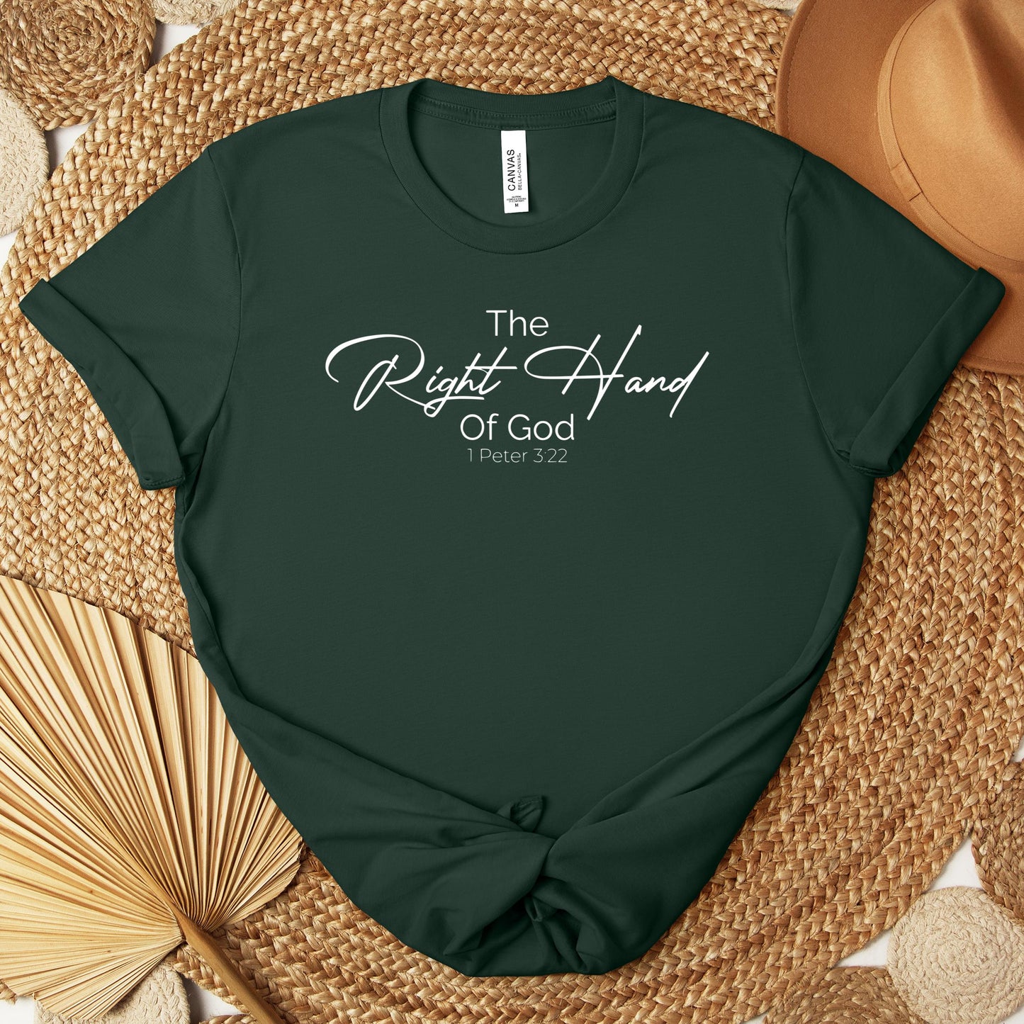 The Right Hand Of God 1 Peter 3.22 Premium T-shirt