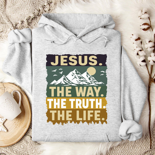 The Way The Truth The Life Jesus 02 Hoodie