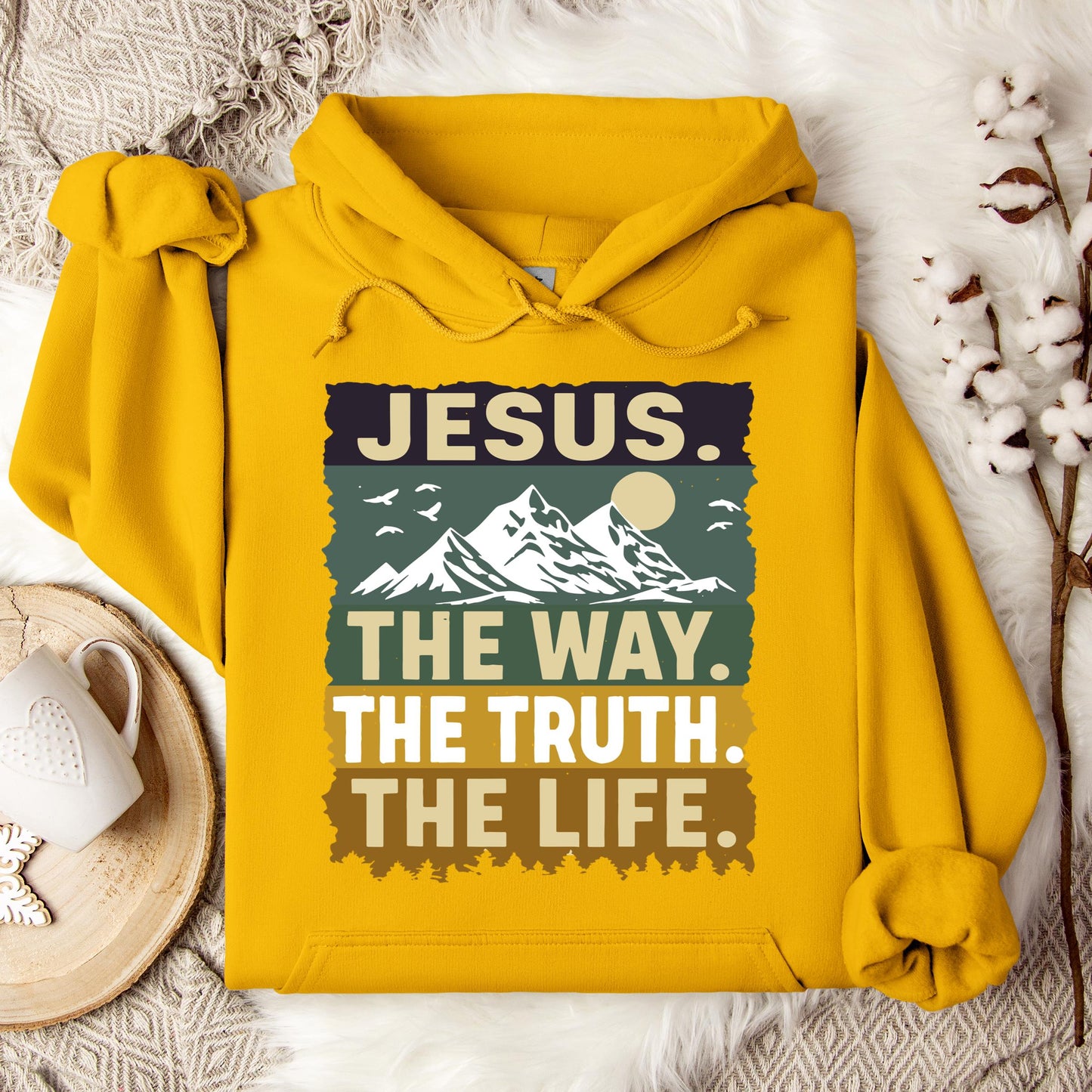 The Way The Truth The Life Jesus 02 Hoodie