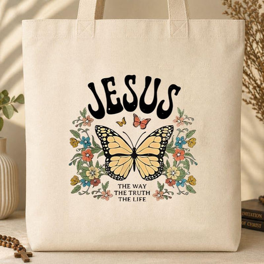 The Way The Truth The Life Jesus 04 Tote Bag