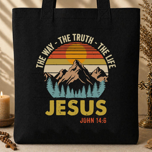 The Way The Truth The Life Jesus John 14.6 Tote Bag