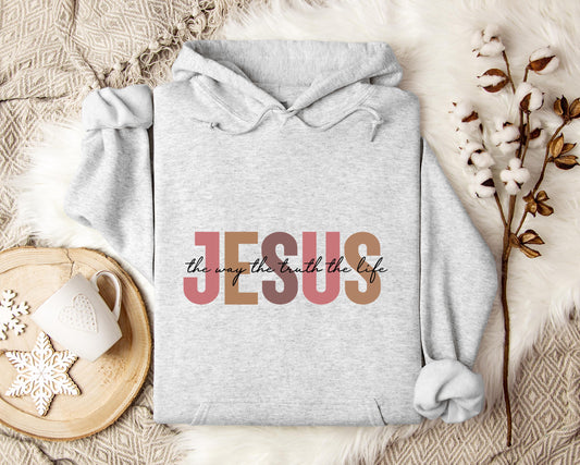 The Way The Truth The Life Jesus Hoodie