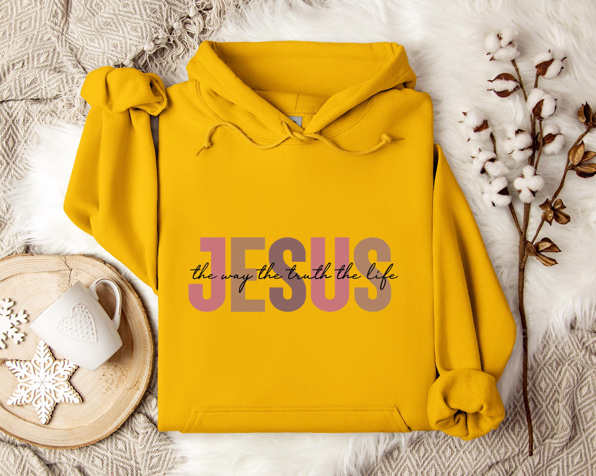 The Way The Truth The Life Jesus Hoodie