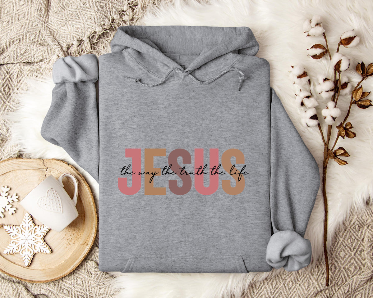 The Way The Truth The Life Jesus Hoodie