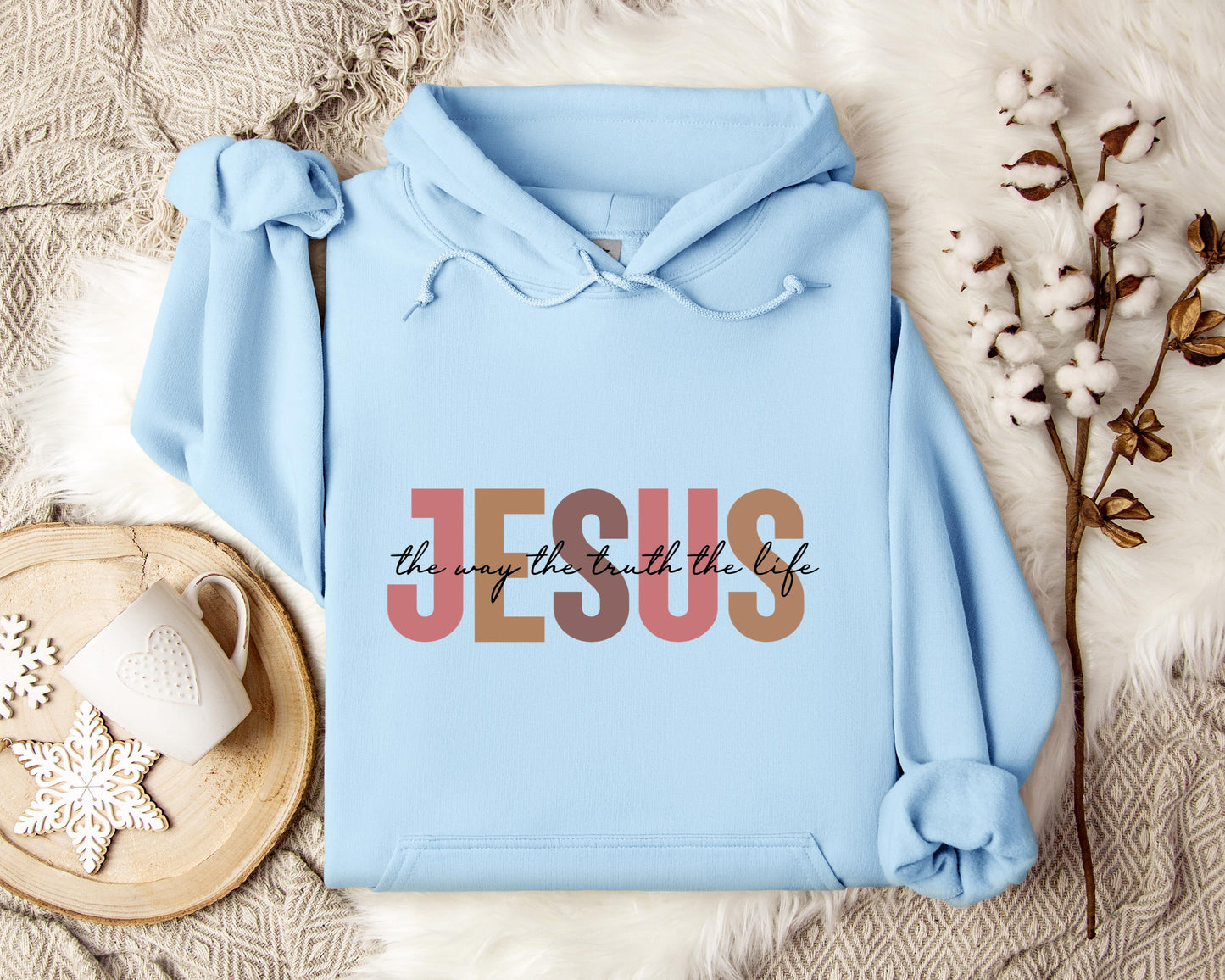 The Way The Truth The Life Jesus Hoodie