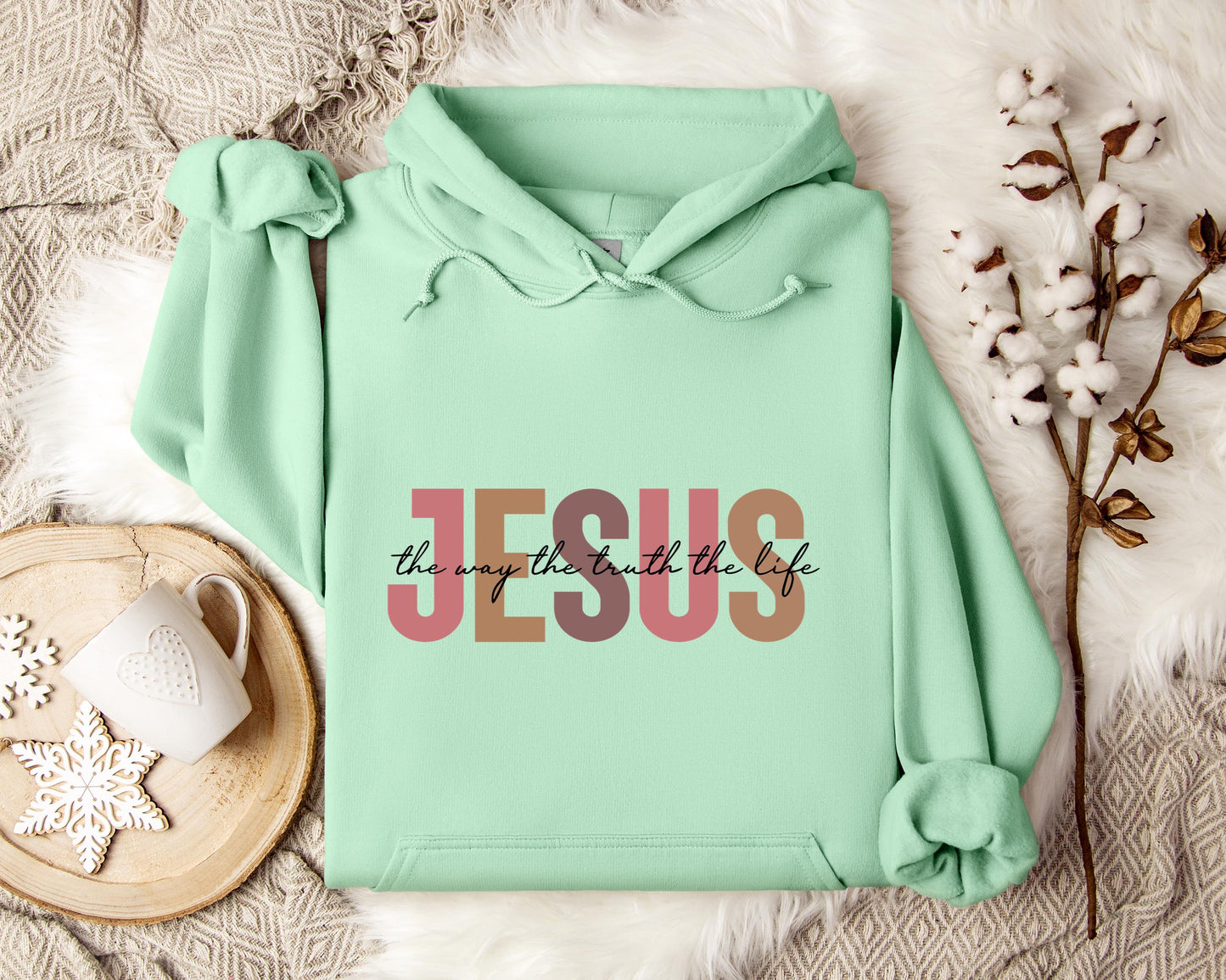 The Way The Truth The Life Jesus Hoodie
