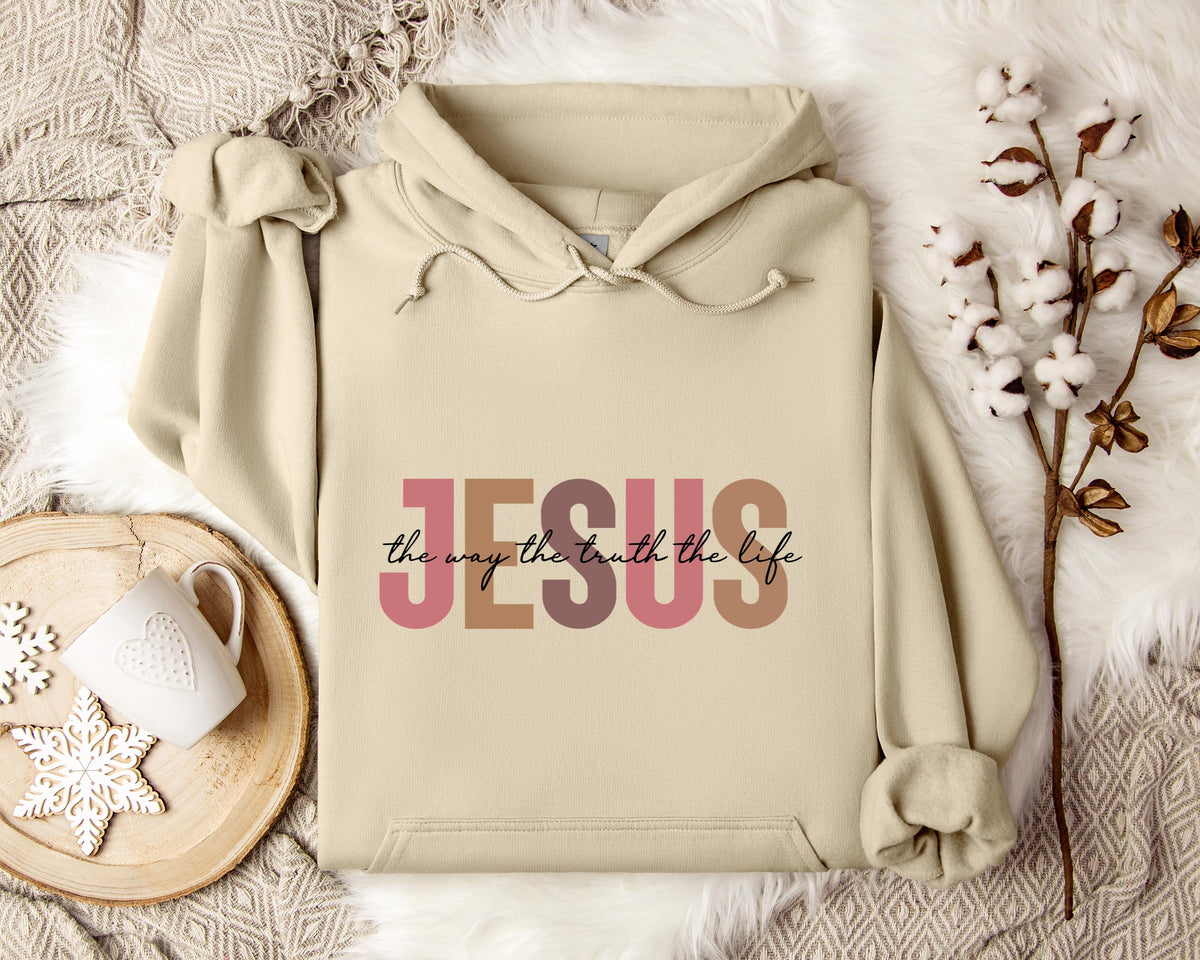 The Way The Truth The Life Jesus Hoodie