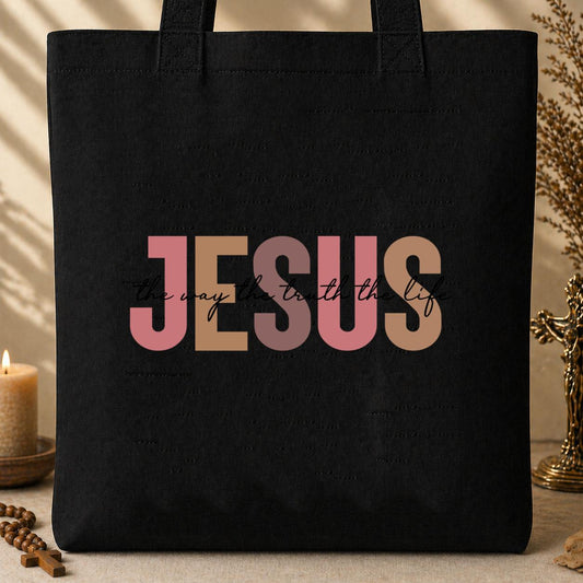 The Way The Truth The Life Jesus Tote Bag