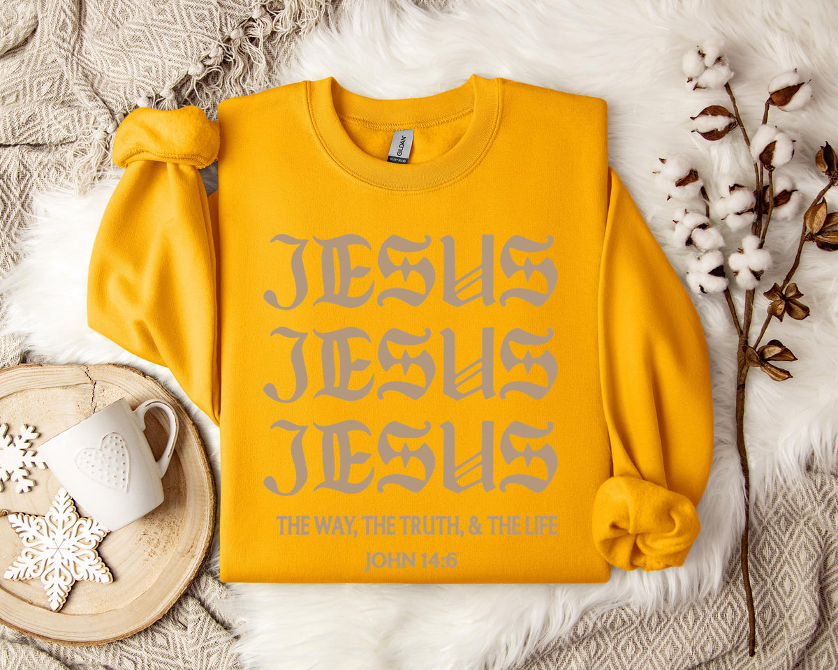 The Way The Truth The Life John 14.6 Sweatshirt