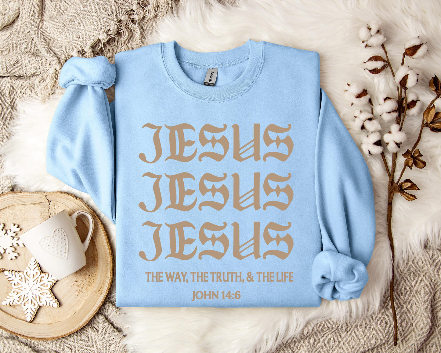 The Way The Truth The Life John 14.6 Sweatshirt