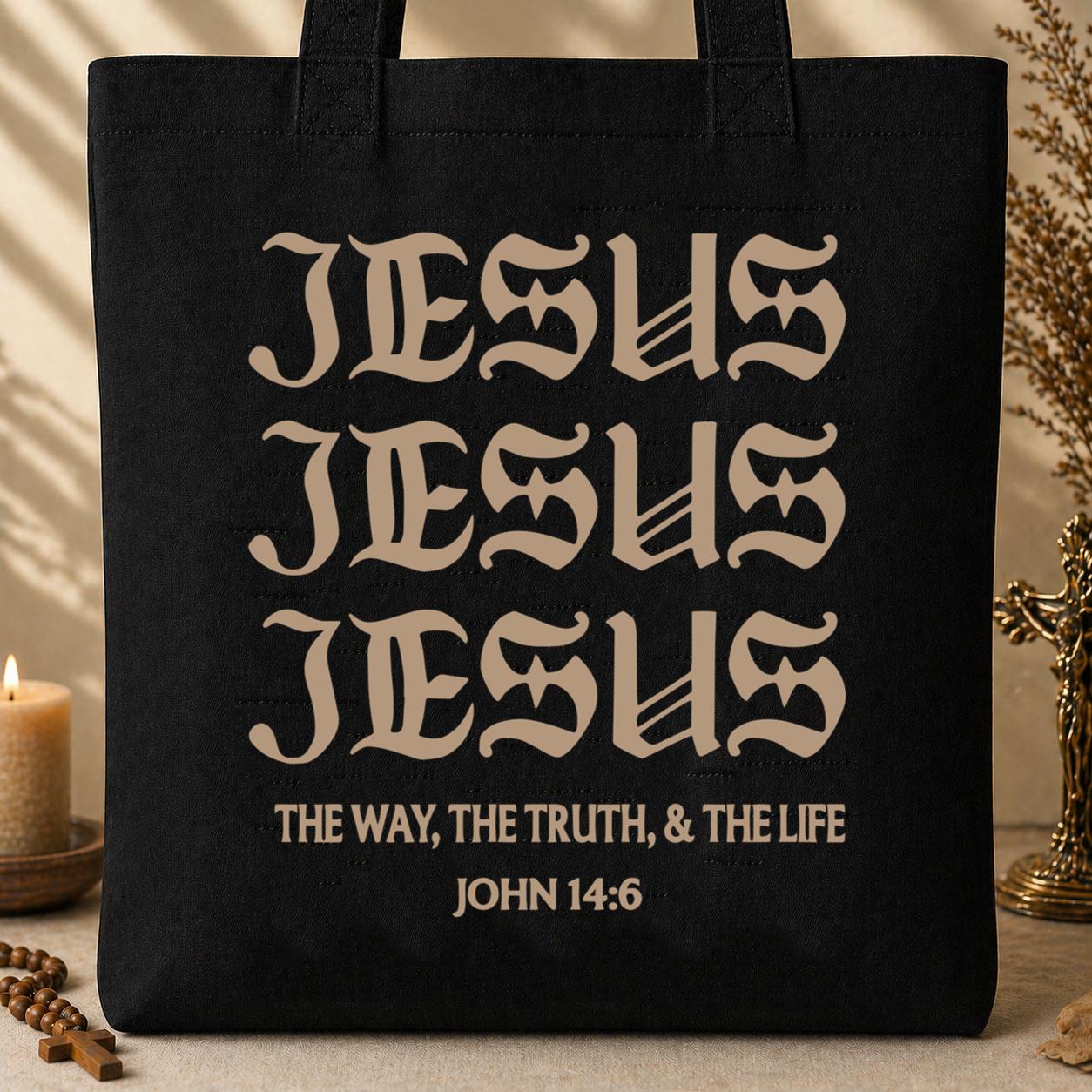 The Way The Truth & The Life John 14.6 Tote Bag