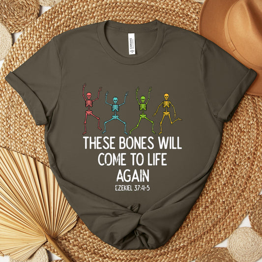 These Bones Will Come To Life Again Ezekiel 37.4-5 Premium T-shirt