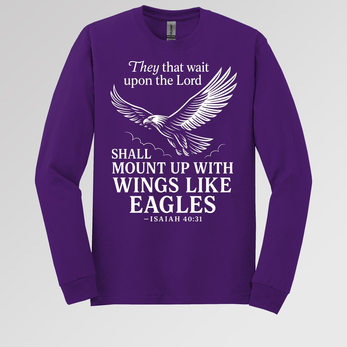 They That Wait Upon The Lord Shall Mount Up With Wings Like Eagles Isaiah 40.31 01