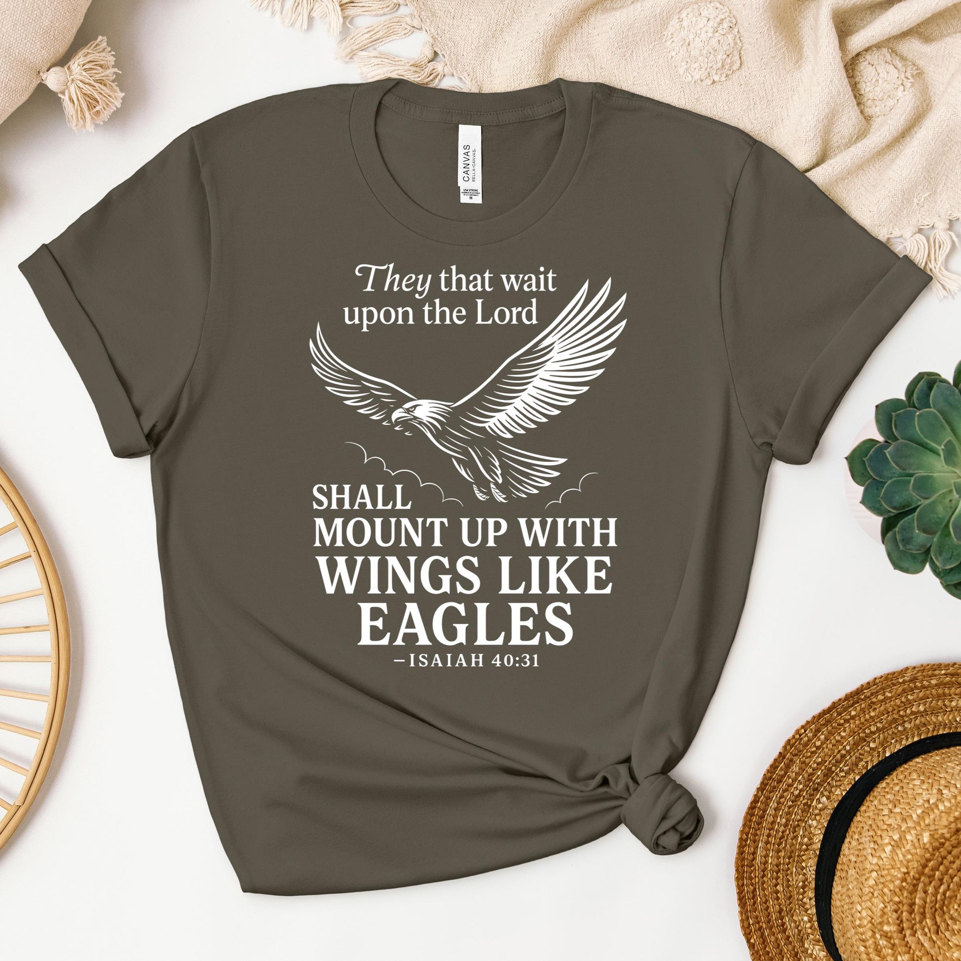 They That Wait Upon The Lord Shall Mount Up With Wings Like Eagles Isaiah 40.31 01