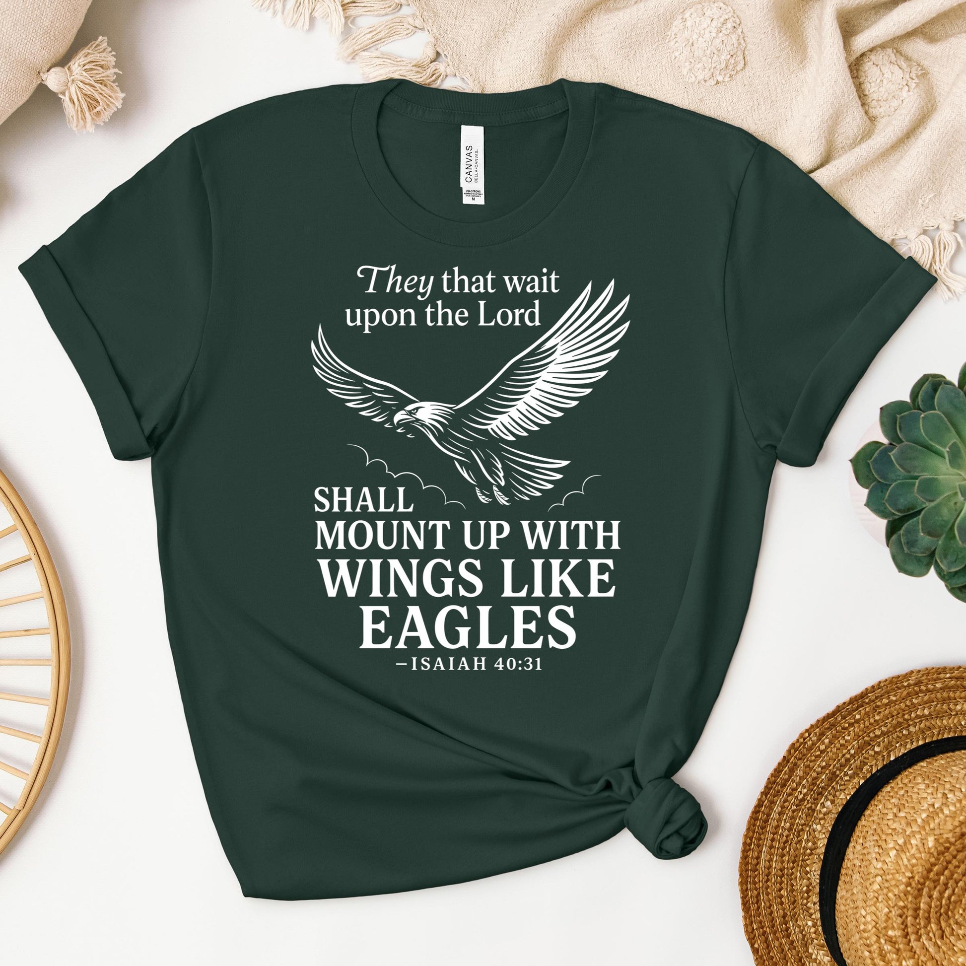 They That Wait Upon The Lord Shall Mount Up With Wings Like Eagles Isaiah 40.31 01