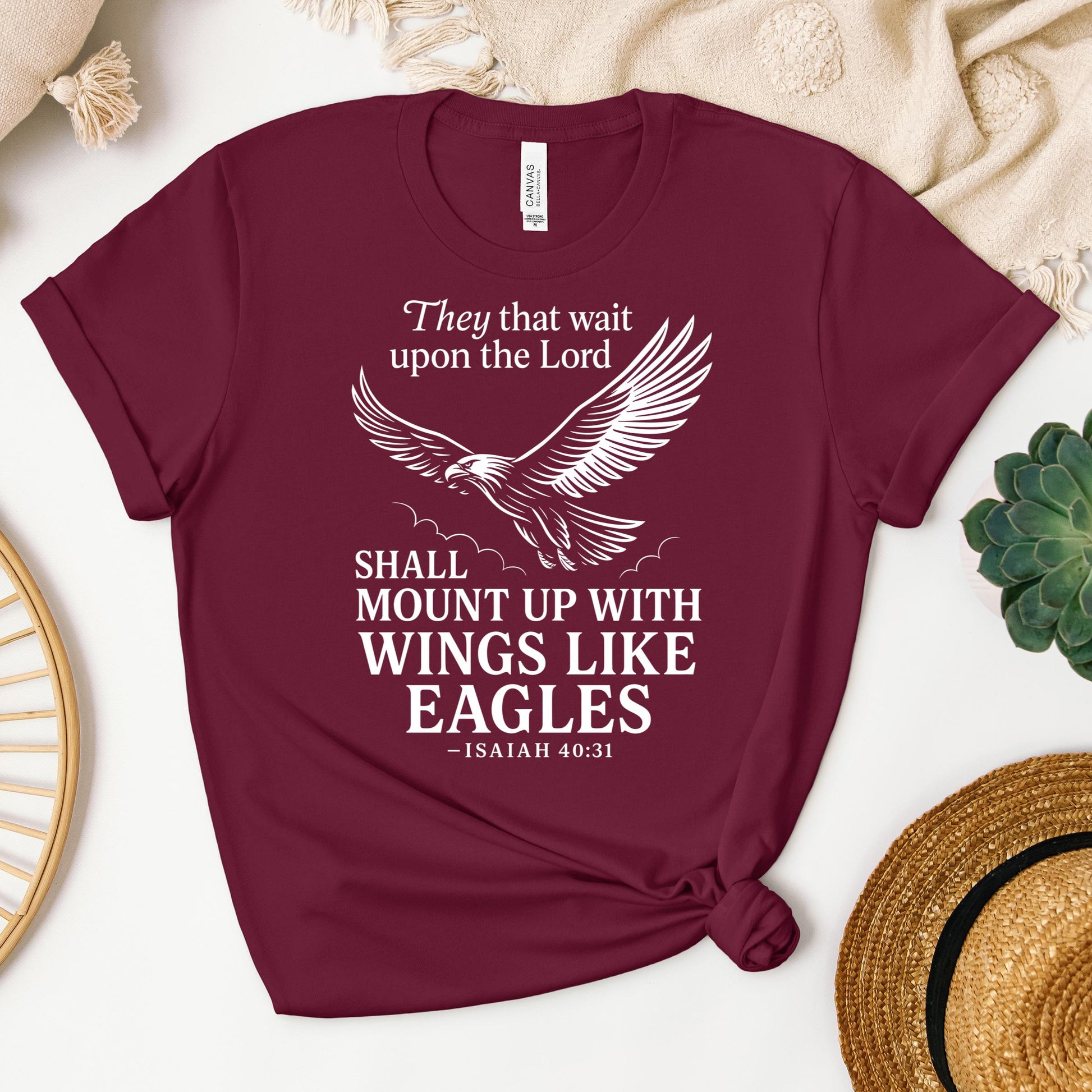 They That Wait Upon The Lord Shall Mount Up With Wings Like Eagles Isaiah 40.31 01
