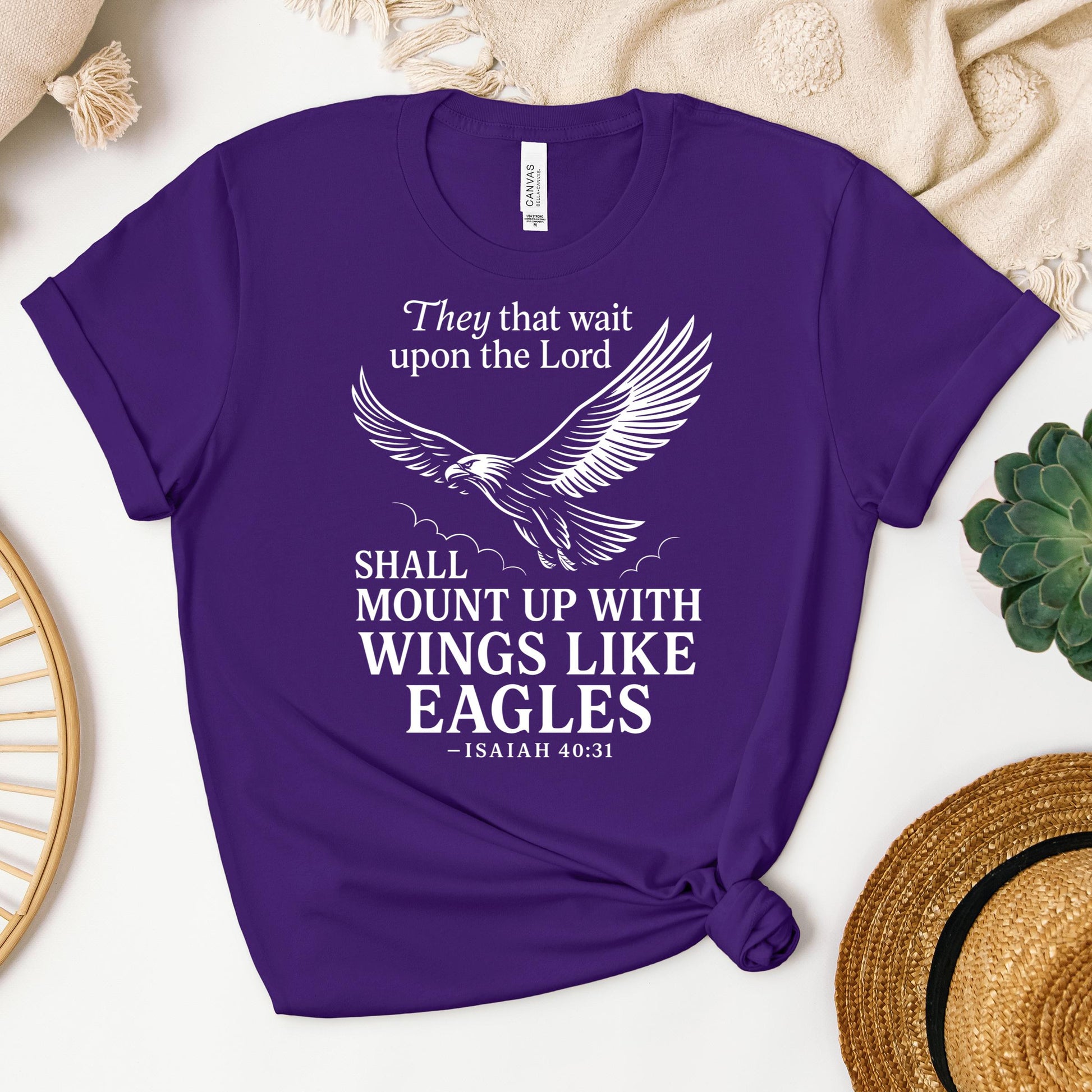 They That Wait Upon The Lord Shall Mount Up With Wings Like Eagles Isaiah 40.31 01